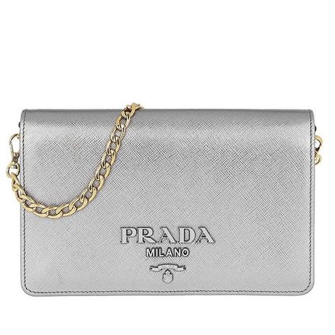 Prada Portafoglio Con Catena e Paillettes 